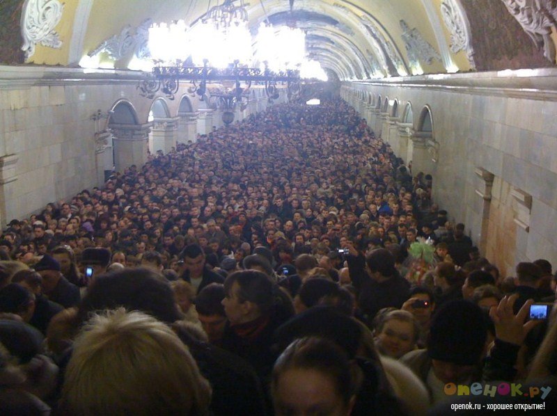 Пробки в Москве повсюду